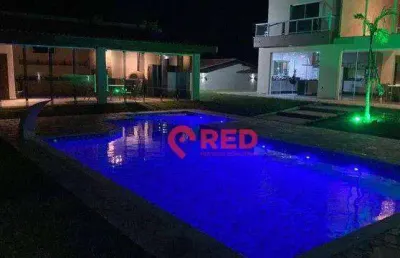 Sobrado com 6 dormitórios à venda, 510 m² por r$ 2.100.000,00 - condominio ninho verde - porangaba/sp