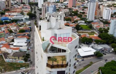 Cobertura com 3 dormitórios à venda, 780 m² por r$ 6.200.000,00 - condomínio edifício torre branca - sorocaba/sp
