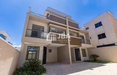 Casa em condomínio fechado com 3 quartos à venda na rua peru, 231, bacacheri, curitiba, 119 m2 por r$ 997.500