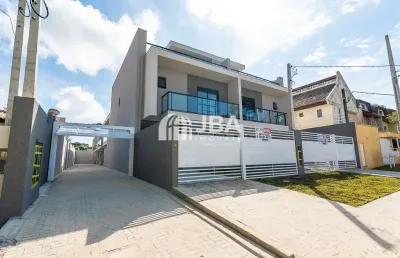Casa em condomínio fechado com 3 quartos à venda na rua venezuela, 469, bacacheri, curitiba, 162 m2 por r$ 1.060.000
