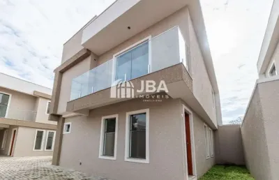 Casa em condomínio fechado com 3 quartos à venda na rua ana berta roskamp, 714, jardim das américas, curitiba, 132 m2 por r$ 780.000