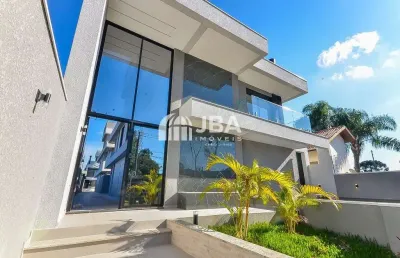 Casa em condomínio fechado com 3 quartos à venda na rua joaquim caetano da silva, 421, santa quitéria, curitiba, 187 m2 por r$ 1.390.000