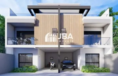 Casa em condomínio fechado com 3 quartos à venda na rua cláudio manoel da costa, 389, bom retiro, curitiba, 159 m2 por r$ 1.146.312