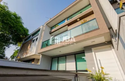 Casa em condomínio fechado com 3 quartos à venda na rua doutor mário miró filho, 35, uberaba, curitiba, 218 m2 por r$ 1.450.000