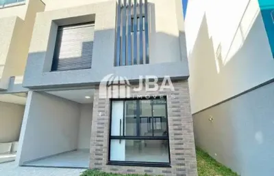 Casa em condomínio fechado com 3 quartos à venda na rua josé wosch sobrinho, 42, tingui, curitiba, 133 m2 por r$ 990.000