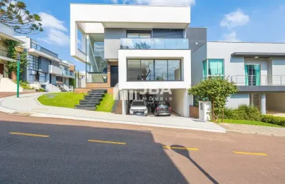 Casa em condomínio fechado com 3 quartos à venda na rua marechal anor teixeira dos santos, 850, boa vista, curitiba, 350 m2 por r$ 1.998.000