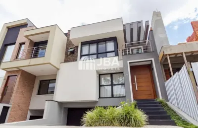 Casa em condomínio fechado com 3 quartos à venda na rua mário gomes cézar, 900, pinheirinho, curitiba, 194 m2 por r$ 1.590.000