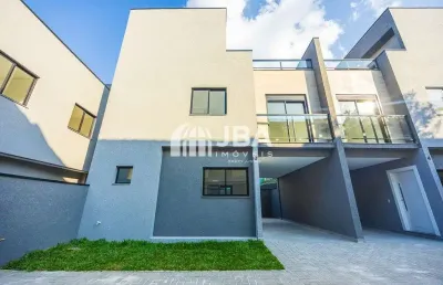 Casa em condomínio fechado com 3 quartos à venda na ferreira, 164, uberaba, curitiba, 124 m2 por r$ 685.000