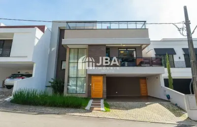 Casa em condomínio fechado com 3 quartos à venda na rua theodoro makiolka, 1720, santa cândida, curitiba, 200 m2 por r$ 1.690.000