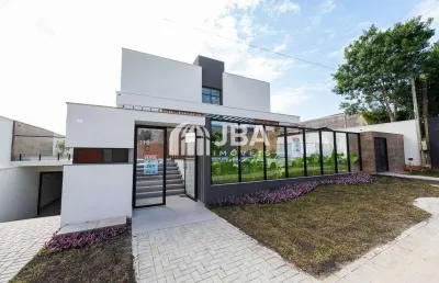 Casa em condomínio fechado com 3 quartos à venda na rua pedro nolasko pizzatto, 118, mercês, curitiba, 194 m2 por r$ 1.530.000