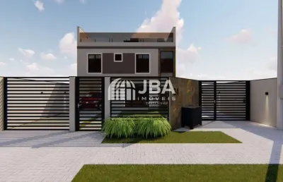 Casa com 4 quartos à venda na laura lopes dos santos, 24, estância pinhais, pinhais, 198 m2 por r$ 998.000