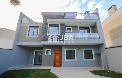 Casa em condomínio fechado com 3 quartos à venda na rua tenente-brigadeiro francisco de assis corrêa de mello, 146, jardim das américas, curitiba, 142 m2 por r$ 1.075.000