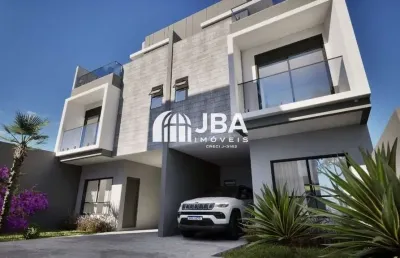 Casa em condomínio fechado com 3 quartos à venda na rua doutor raul carneiro filho, 277, água verde, curitiba, 127 m2 por r$ 957.900