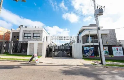 Casa em condomínio fechado com 3 quartos à venda na rua presidente wilson, 92, uberaba, curitiba, 130 m2 por r$ 856.912