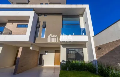 Casa em condomínio fechado com 3 quartos à venda na rua josé küster, 50, jardim das américas, curitiba, 171 m2 por r$ 966.312
