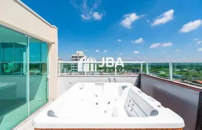 Cobertura com 4 quartos para alugar na rua izabel a redentora, 455, silveira da motta, são josé dos pinhais, 198 m2 por r$ 6.500