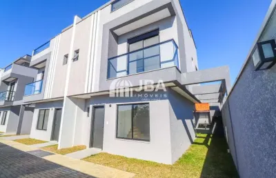 Casa em condomínio fechado com 3 quartos à venda na rua professor josé maurício higgins, 1980, boqueirão, curitiba, 135 m2 por r$ 919.000