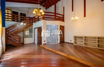 Casa em condomínio fechado com 4 quartos para alugar na rua eliezer disaró fangueiro, 271, uberaba, curitiba, 422 m2 por r$ 18.000