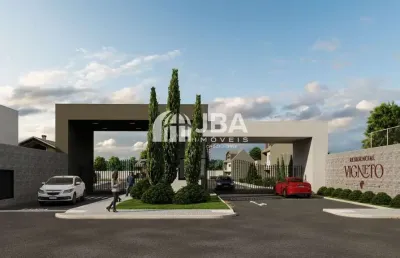 Terreno em condomínio fechado à venda na rua oristela foggiatto, 580, costeira, são josé dos pinhais, 128 m2 por r$ 234.227
