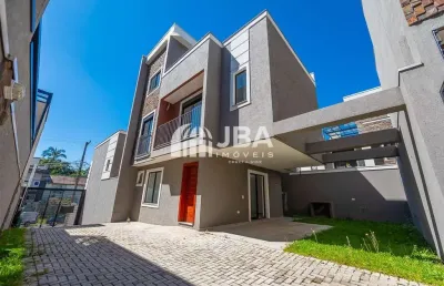 Casa em condomínio fechado com 3 quartos à venda na rua arthur leinig, 489, vista alegre, curitiba, 155 m2 por r$ 900.000