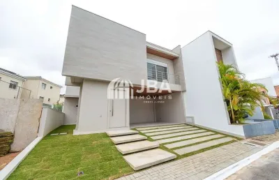 Casa em condomínio fechado com 3 quartos à venda na rua josé casagrande, 810, vista alegre, curitiba, 192 m2 por r$ 1.940.000