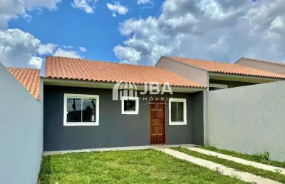 Casa com 3 quartos à venda na marcílio dias, 736, campo pequeno, colombo, 50 m2 por r$ 350.000