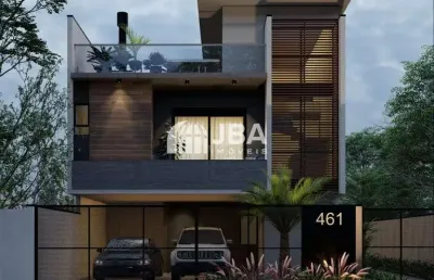Casa com 3 quartos à venda na rua santo amaro, 461, água verde, curitiba, 178 m2 por r$ 1.374.989