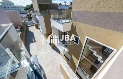 Casa em condomínio fechado com 3 quartos à venda na rua luiz gallieri, 130, uberaba, curitiba, 96 m2 por r$ 759.000