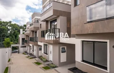 Casa em condomínio fechado com 3 quartos à venda na rua paulo martins, 260, mercês, curitiba, 128 m2 por r$ 1.194.399