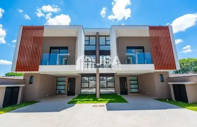 Casa em condomínio fechado com 3 quartos à venda na rua jurandir a. loro, 205, bacacheri, curitiba, 163 m2 por r$ 1.140.000