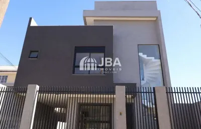 Casa com 3 quartos à venda na rua antônio brandalize, 77, uberaba, curitiba, 139 m2 por r$ 799.000
