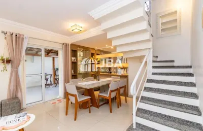 Casa em condomínio fechado com 3 quartos para alugar na rua elias moyses schelela, 508, uberaba, curitiba, 151 m2 por r$ 5.000