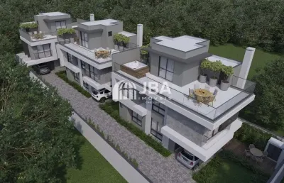 Casa em condomínio fechado com 3 quartos à venda na rua doutor joão de oliveira passos, 522, bom retiro, curitiba, 162 m2 por r$ 1.149.000