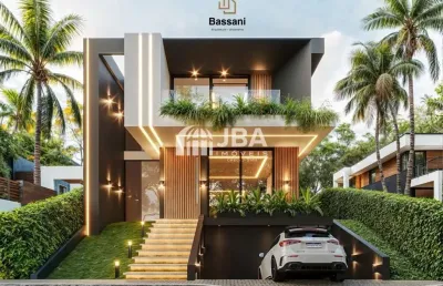 Casa em condomínio fechado com 3 quartos à venda na rua aníbal requião, 878, xaxim, curitiba, 375 m2 por r$ 2.990.000