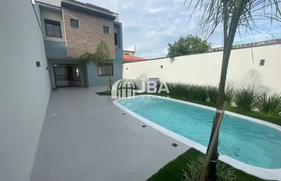 Casa com 3 quartos à venda na rua maranhão, 558, boneca do iguaçu, são josé dos pinhais, 141 m2 por r$ 1.150.000
