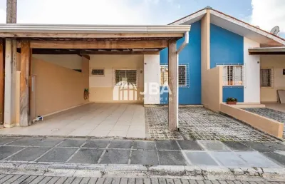 Casa em condomínio fechado com 3 quartos à venda na terminal santa cândida, 1539, santa cândida, curitiba, 60 m2 por r$ 380.000