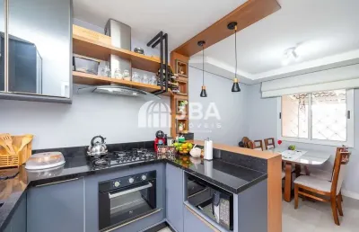 Casa em condomínio fechado com 3 quartos à venda na rua cyrillo merlin, 502, novo mundo, curitiba, 125 m2 por r$ 769.000
