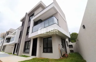 Casa em condomínio fechado com 3 quartos à venda na rua professor fábio de souza, 2478, portão, curitiba, 105 m2 por r$ 899.000