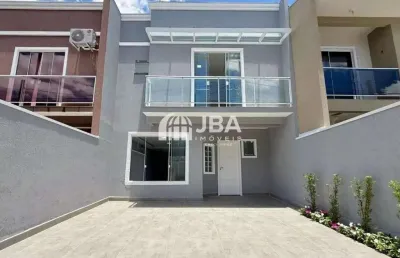 Casa em condomínio fechado com 3 quartos à venda na rua arthur martins franco, 405, cidade industrial, curitiba, 102 m2 por r$ 640.000