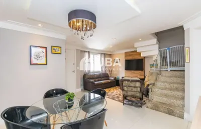Casa em condomínio fechado com 3 quartos à venda na rua coronel josé carvalho de oliveira, 1104, uberaba, curitiba, 140 m2 por r$ 715.000