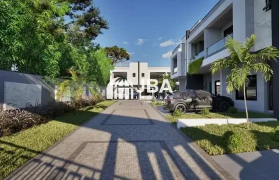 Casa em condomínio fechado com 3 quartos à venda na bananas, 74, uberaba, curitiba, 105 m2 por r$ 698.148