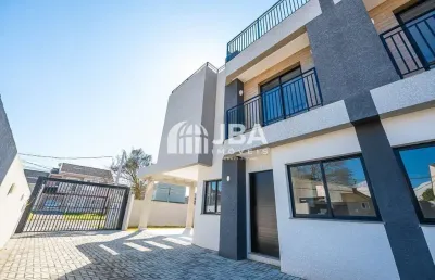 Casa em condomínio fechado com 3 quartos à venda na rua benjamin mion, 277, santa felicidade, curitiba, 126 m2 por r$ 770.000