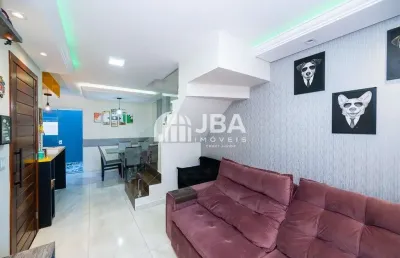 Casa em condomínio fechado com 3 quartos à venda na jerusalém, 201, alto boqueirão, curitiba, 61 m2 por r$ 479.000