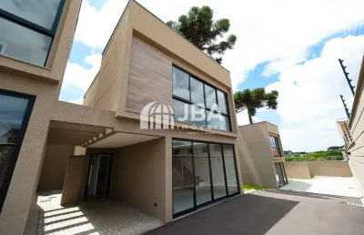 Casa em condomínio fechado com 3 quartos à venda na rua joão batista franceschini, 133, santa felicidade, curitiba, 119 m2 por r$ 859.000