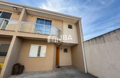 Casa em condomínio fechado com 3 quartos à venda na rua arthur belache, 256, santa felicidade, curitiba, 97 m2 por r$ 595.000