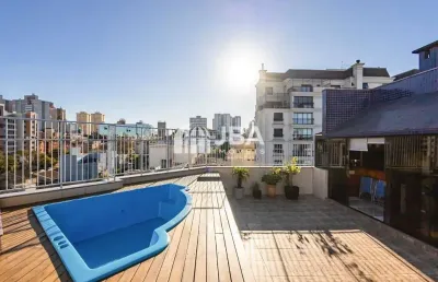 Cobertura com 3 quartos à venda na rua monsenhor manoel vicente, 985, água verde, curitiba, 131 m2 por r$ 1.250.000