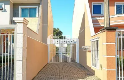 Casa em condomínio fechado com 3 quartos à venda na rua padre dehon, 607, hauer, curitiba, 157 m2 por r$ 629.000
