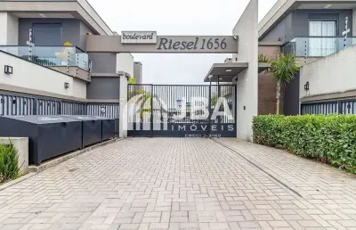 Casa em condomínio fechado com 3 quartos à venda na rua doutor danilo gomes, 1656, boqueirão, curitiba, 133 m2 por r$ 765.000