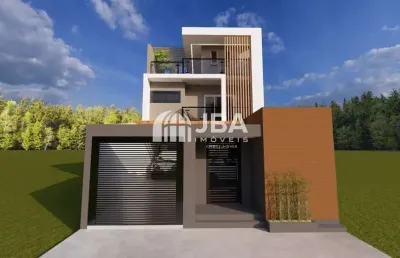 Casa com 3 quartos à venda na rua olga de araújo espíndola, 668, novo mundo, curitiba, 169 m2 por r$ 1.230.000