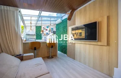Cobertura com 3 quartos para alugar na rua itajubá, 810, portão, curitiba, 63 m2 por r$ 4.300